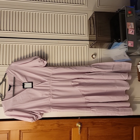 Puff Sleeve Midi Dress - Picture 15 of 17